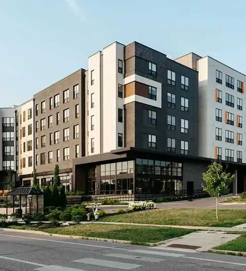 The Rive Bloomington apartment building exterior